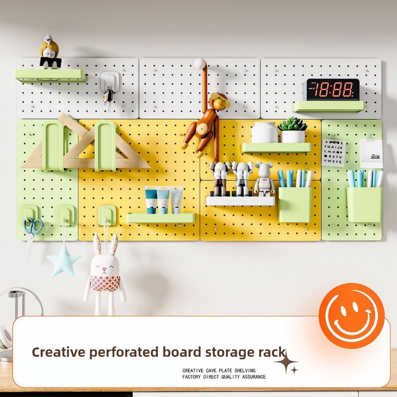Home Office Organization - Hole Board DIY Metal Plate Living