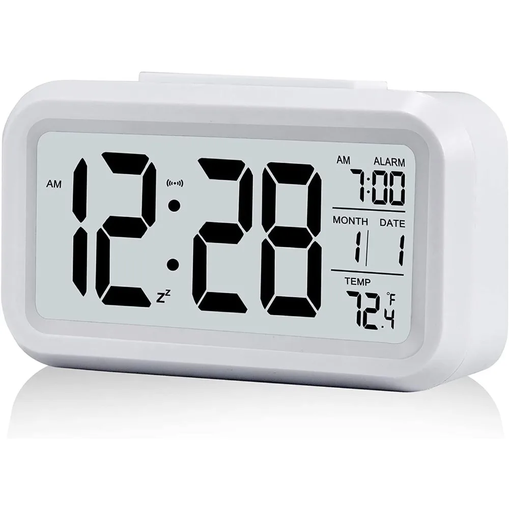 Led Desk Clock - LED Electronic Digital Alarm Clock Backlight