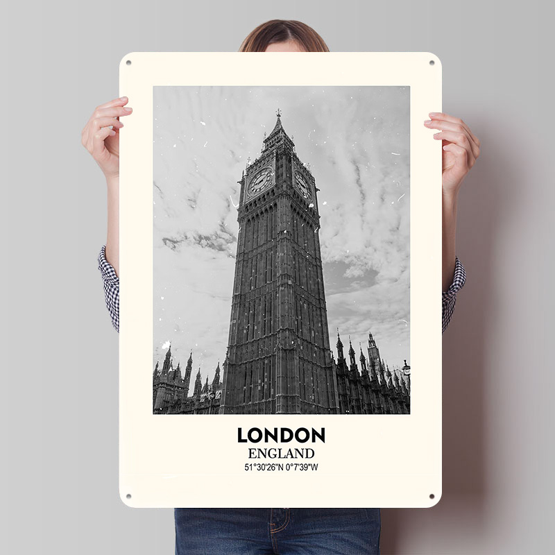 Home Office London - London Big Ben Printed Poster Customized