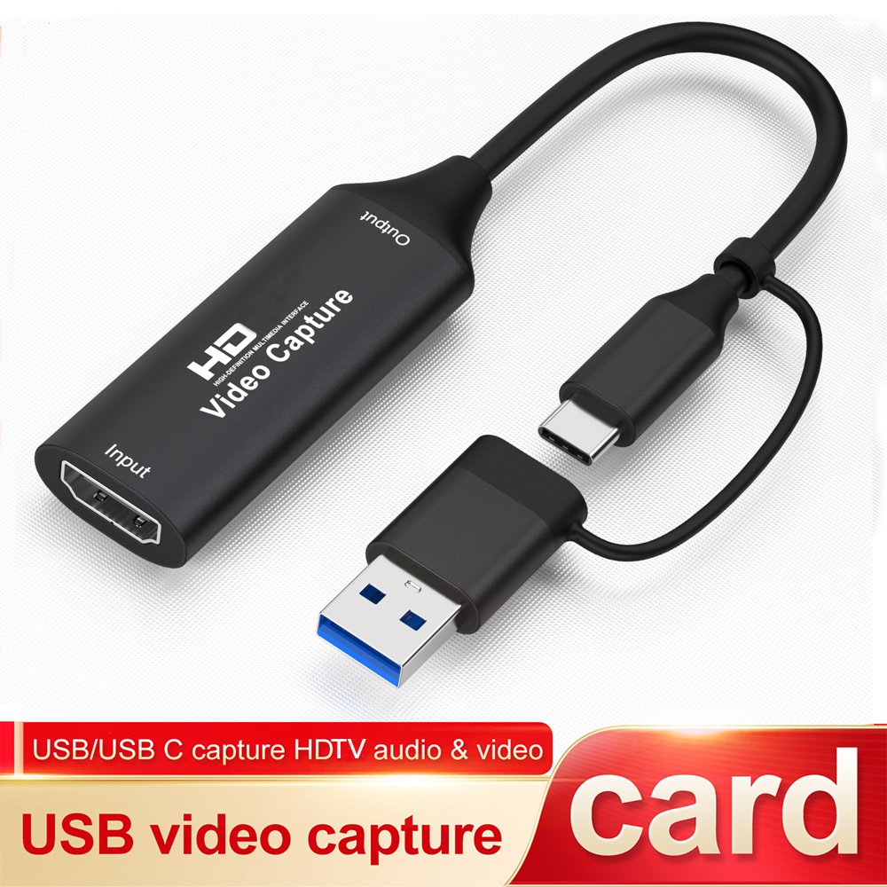 Webcam Hd 1080P - 4K HDMI-compatible USB Video Capture Card