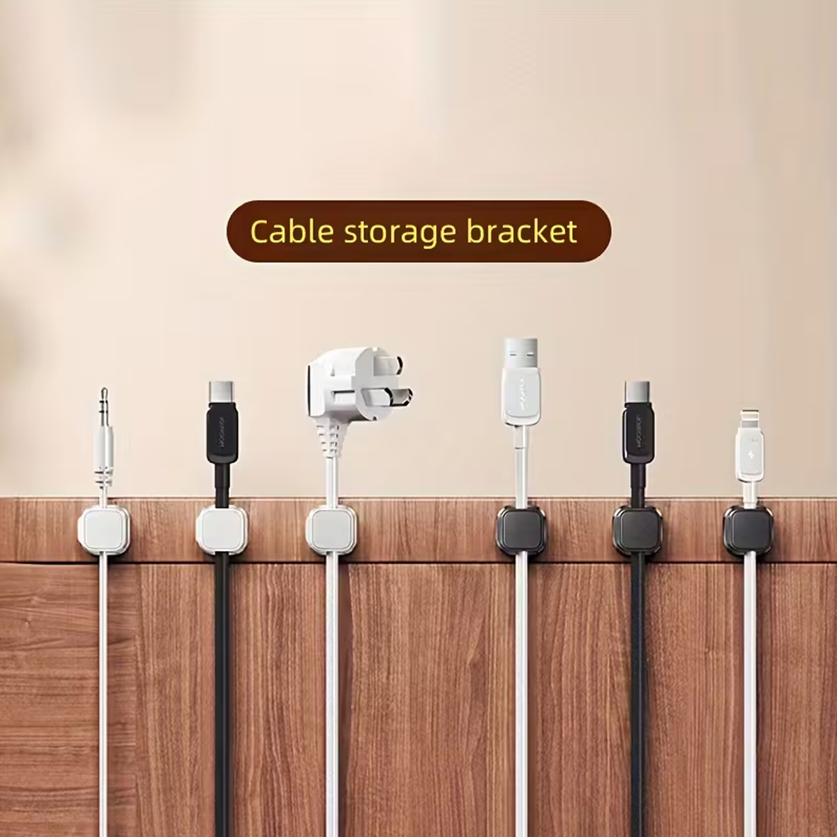 12/6 Piece Cable Organizer Kit - огляд і ціна Home Office Organization