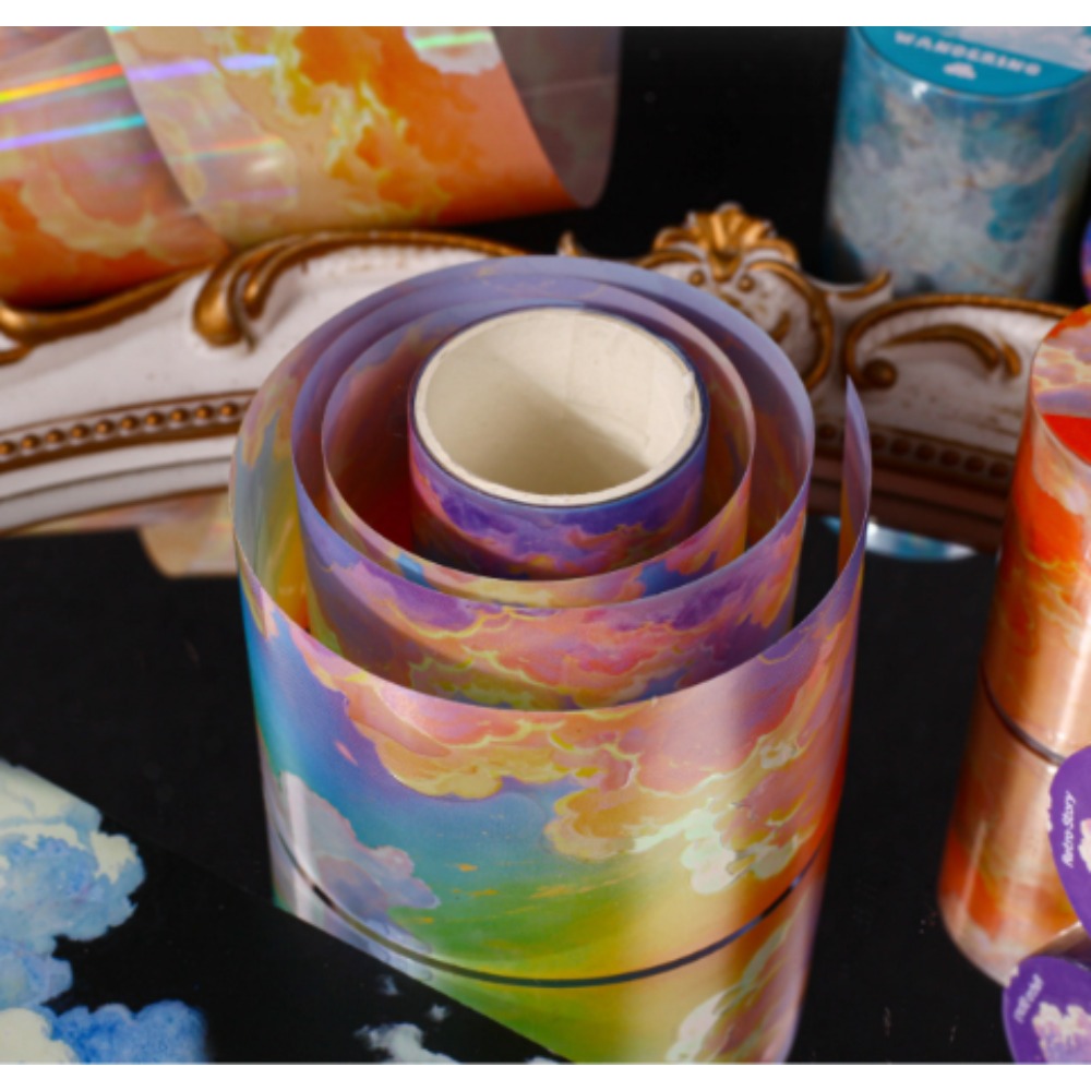 50mm X 2m PET Sky Clouds Tape  - огляд і ціна Home Office 2M X 2M