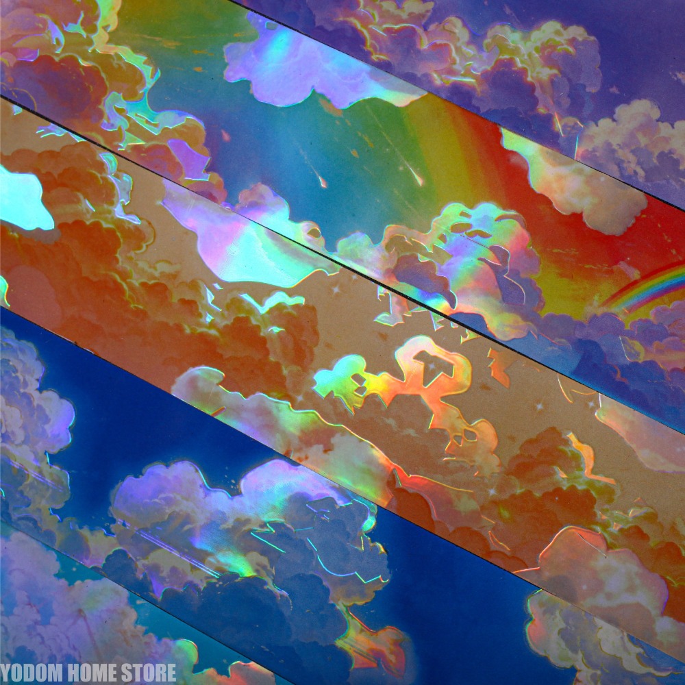 50mm X 2m PET Sky Clouds Tape  - огляд і ціна Home Office 2M X 2M