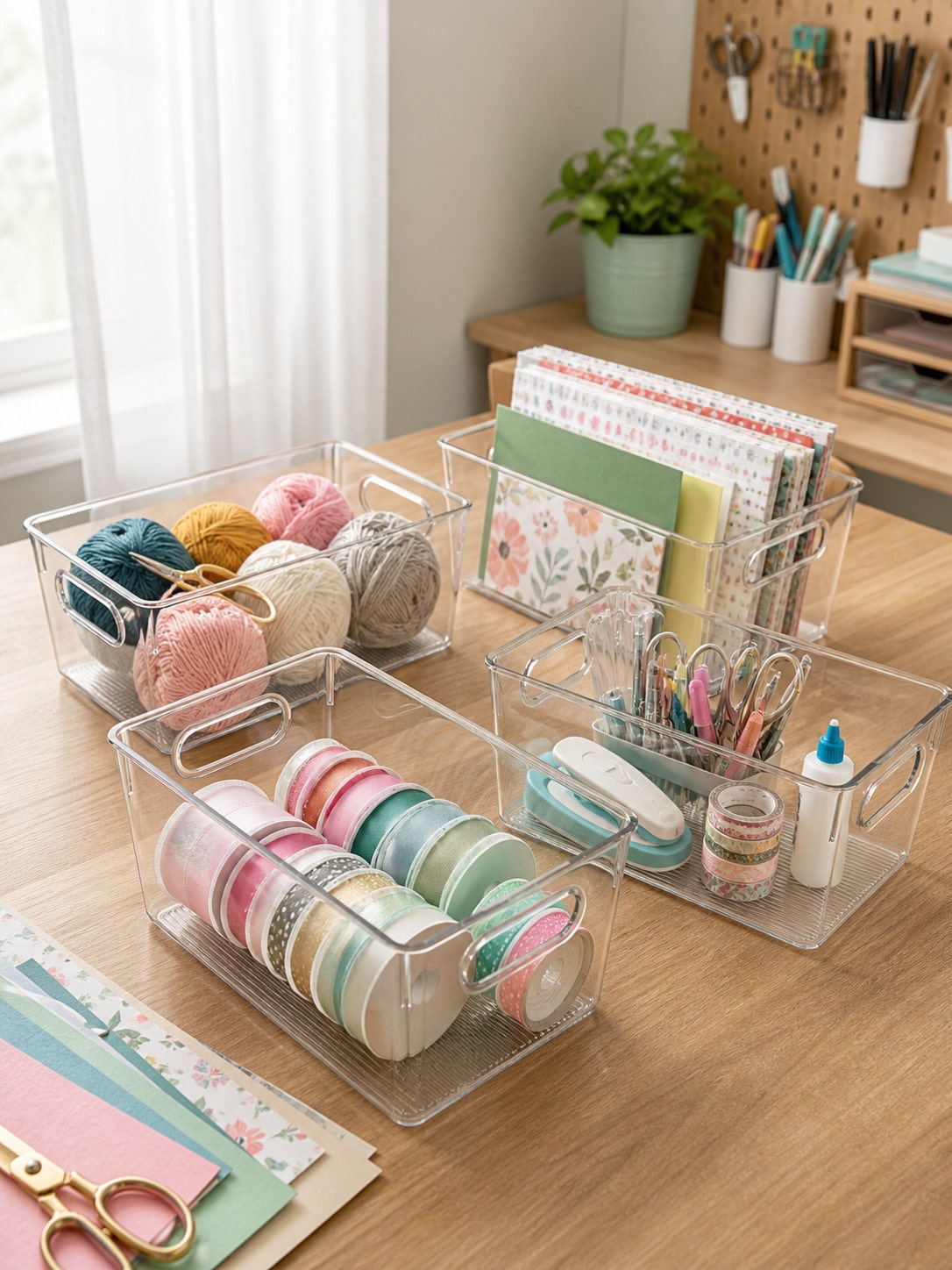 12-Pack Clear Storage Bins wit - огляд і ціна Home Office Organization