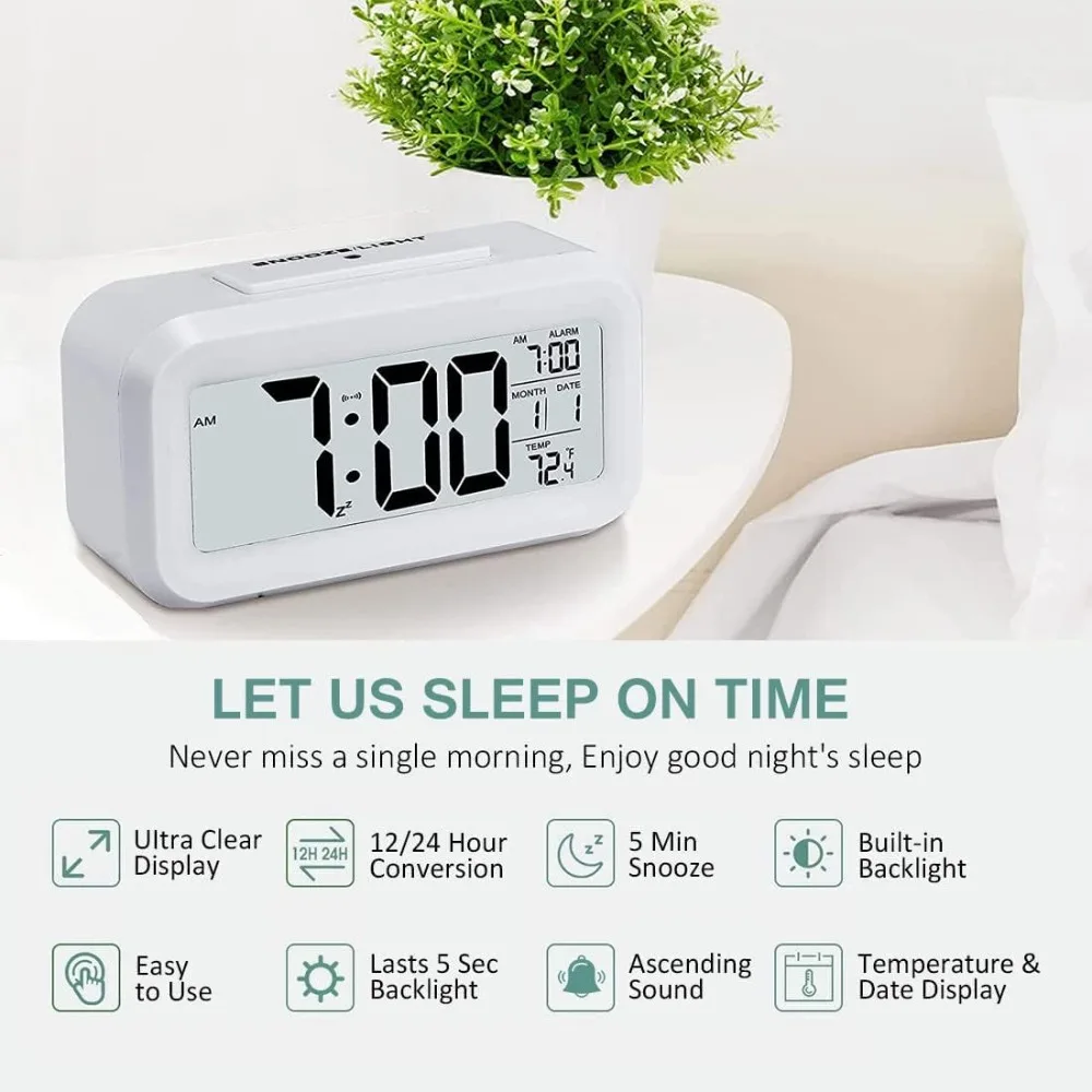 LED Electronic Digital Alarm C - огляд і ціна Led Desk Clock