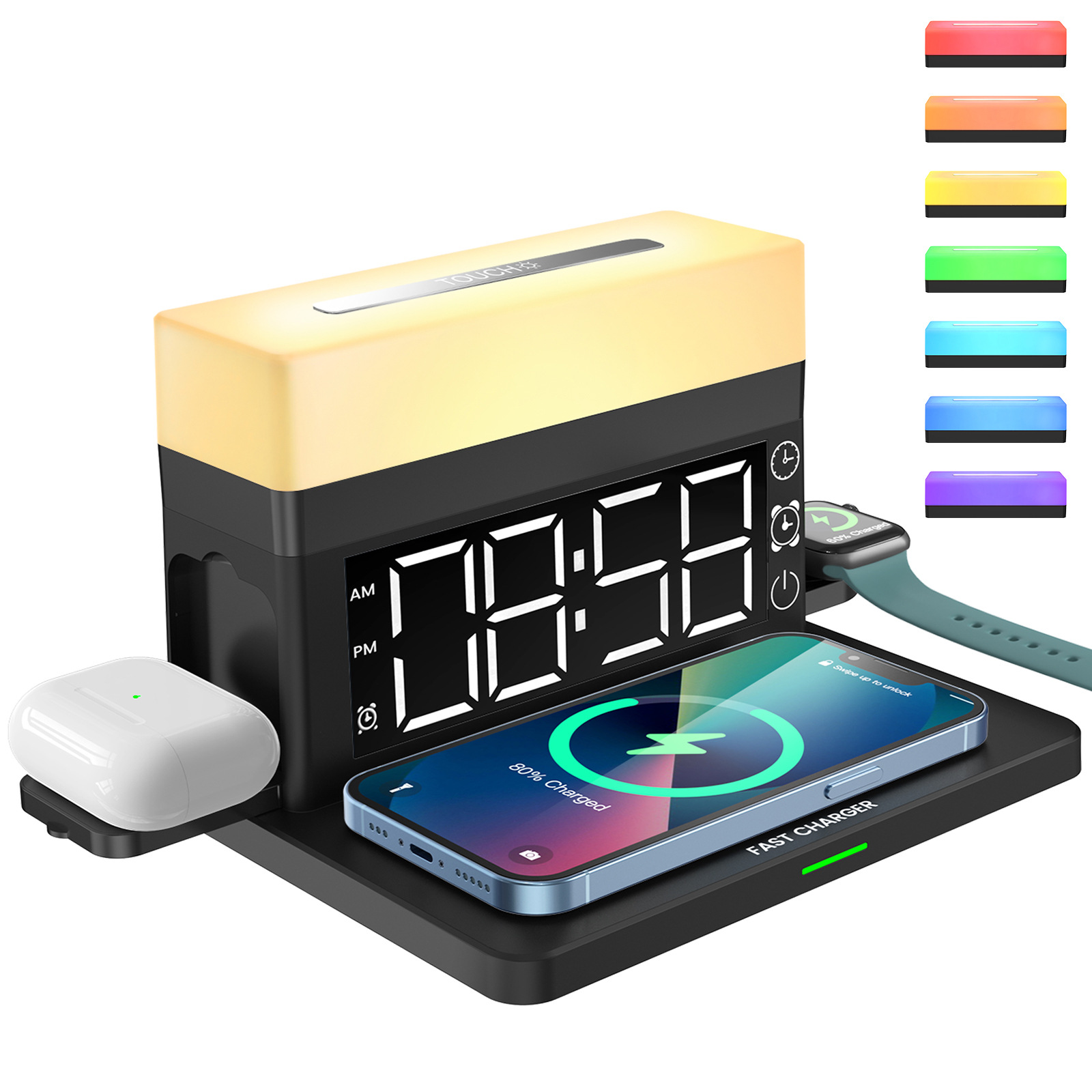 Desk Digital Alarm Clocks with - огляд і ціна Led Desk Clock