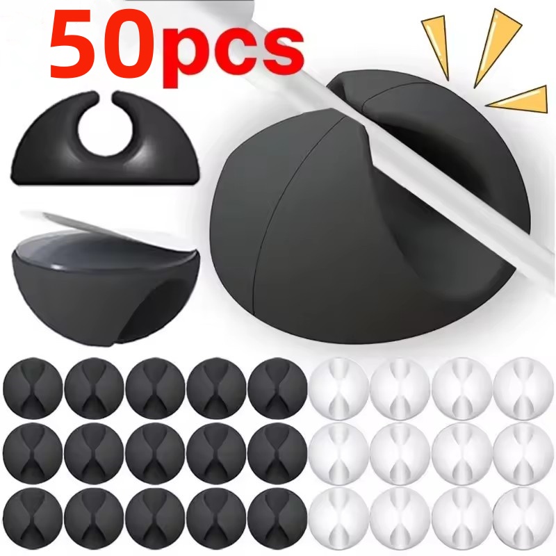 5/50Pcs Cable Clip Winder Orga - огляд і ціна Home Office Organization