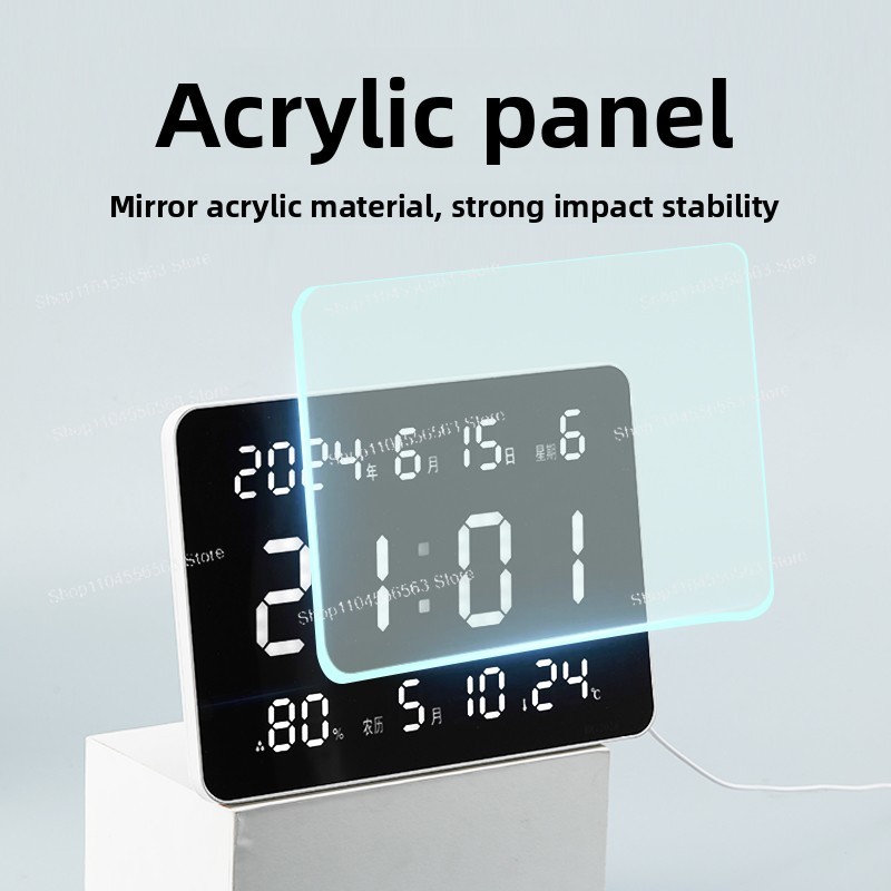 Digital Wall Clock with LED Di - огляд і ціна Home Office Updates