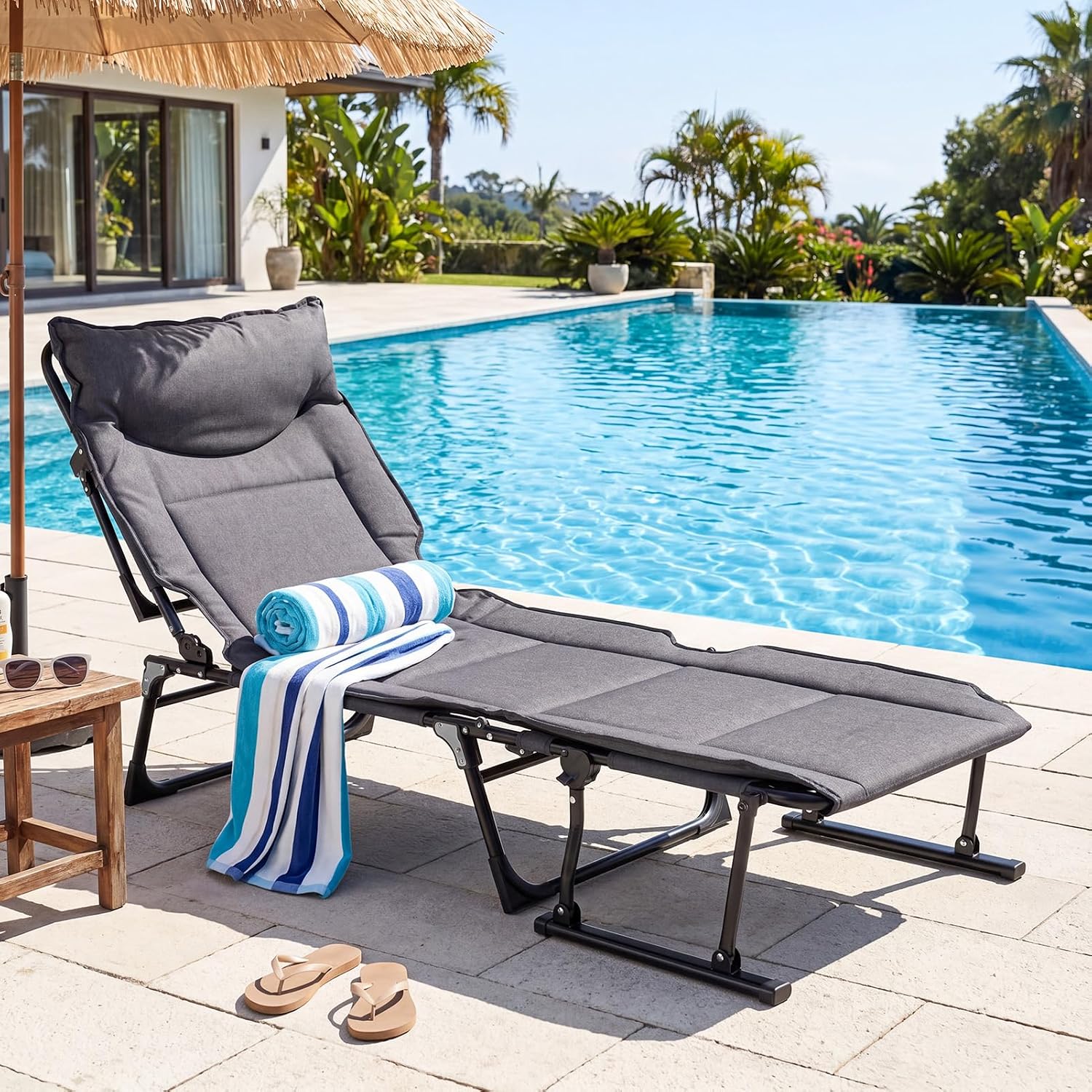 Folding Patio Lounge Chair Set - огляд і ціна Home Office Headset