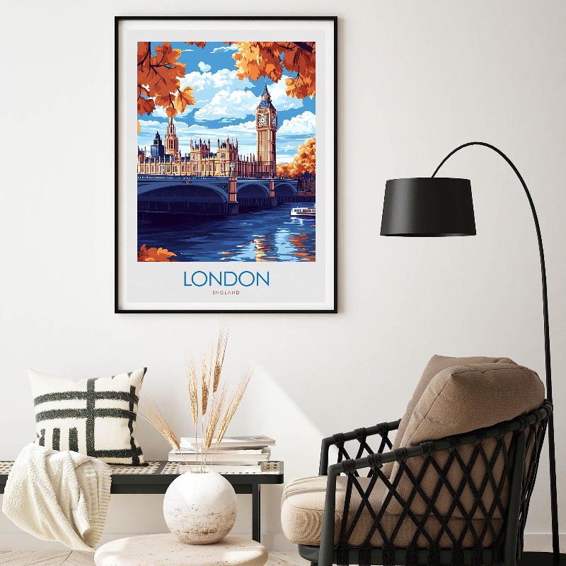 British Cityscape Wall Art Can - огляд і ціна Home Office London