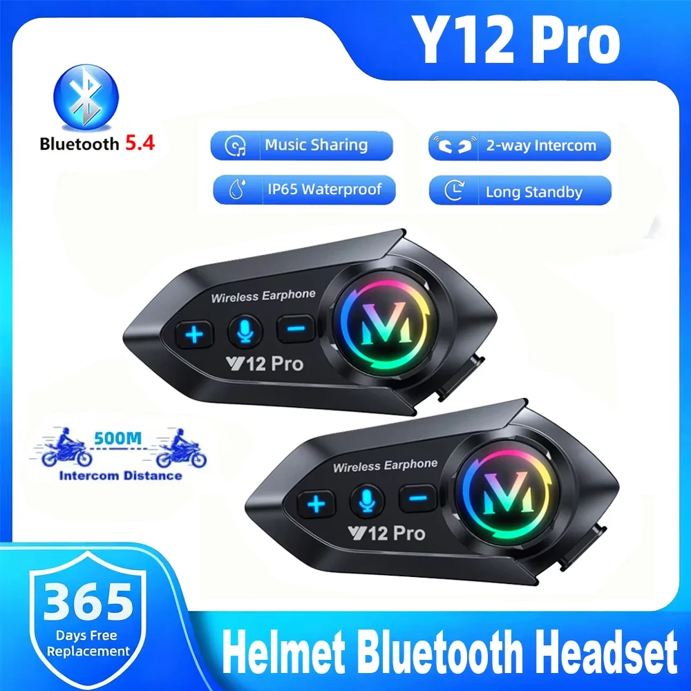 Y12 Pro Motorcycle Helmet Blue - огляд і ціна Home Office Headset