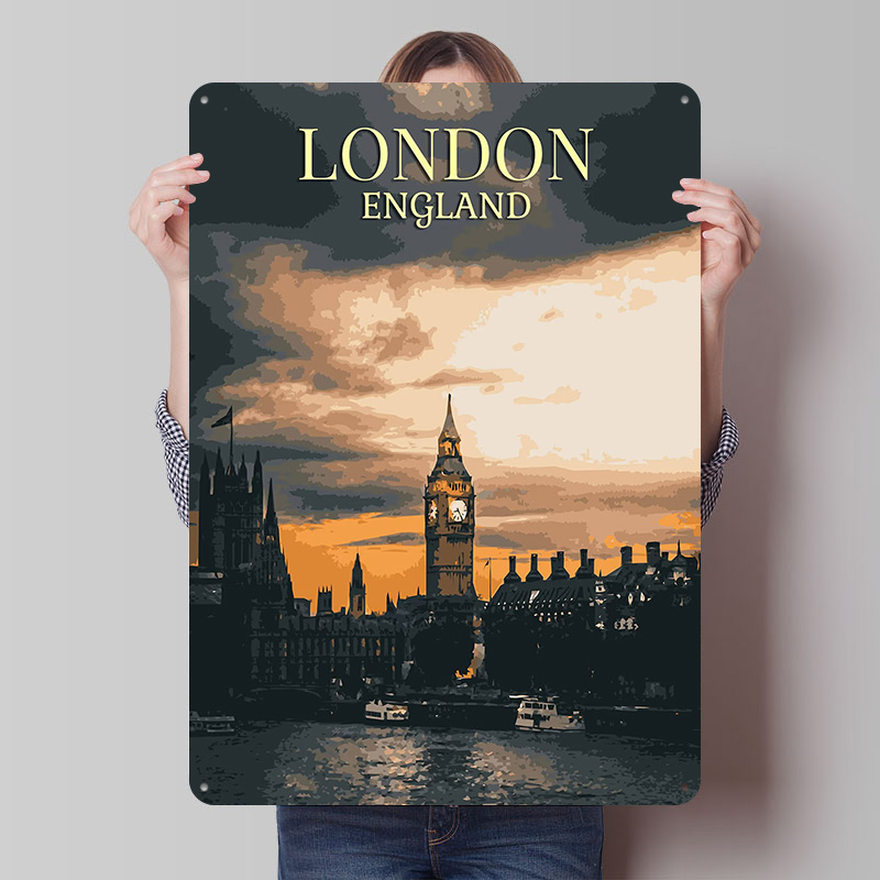 Vintage London Tinplate Poster - огляд і ціна Home Office London