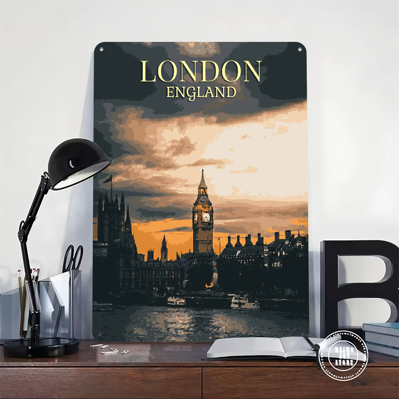 Vintage London Tinplate Poster - огляд і ціна Home Office London
