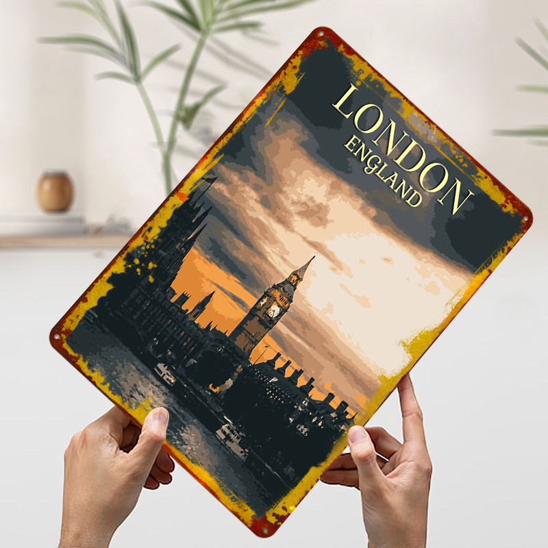 Vintage London Tinplate Poster - огляд і ціна Home Office London