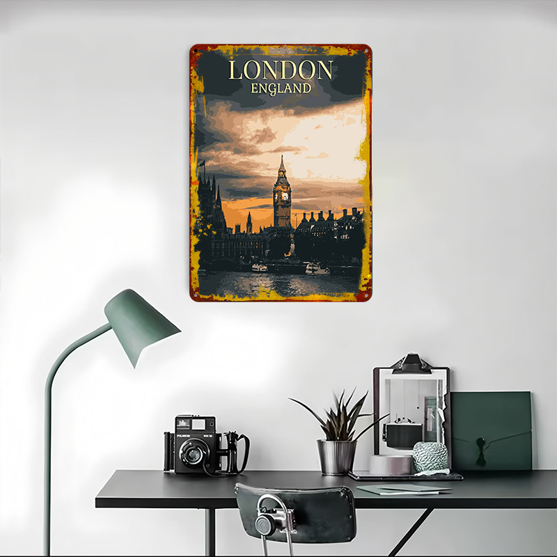 Vintage London Tinplate Poster - огляд і ціна Home Office London