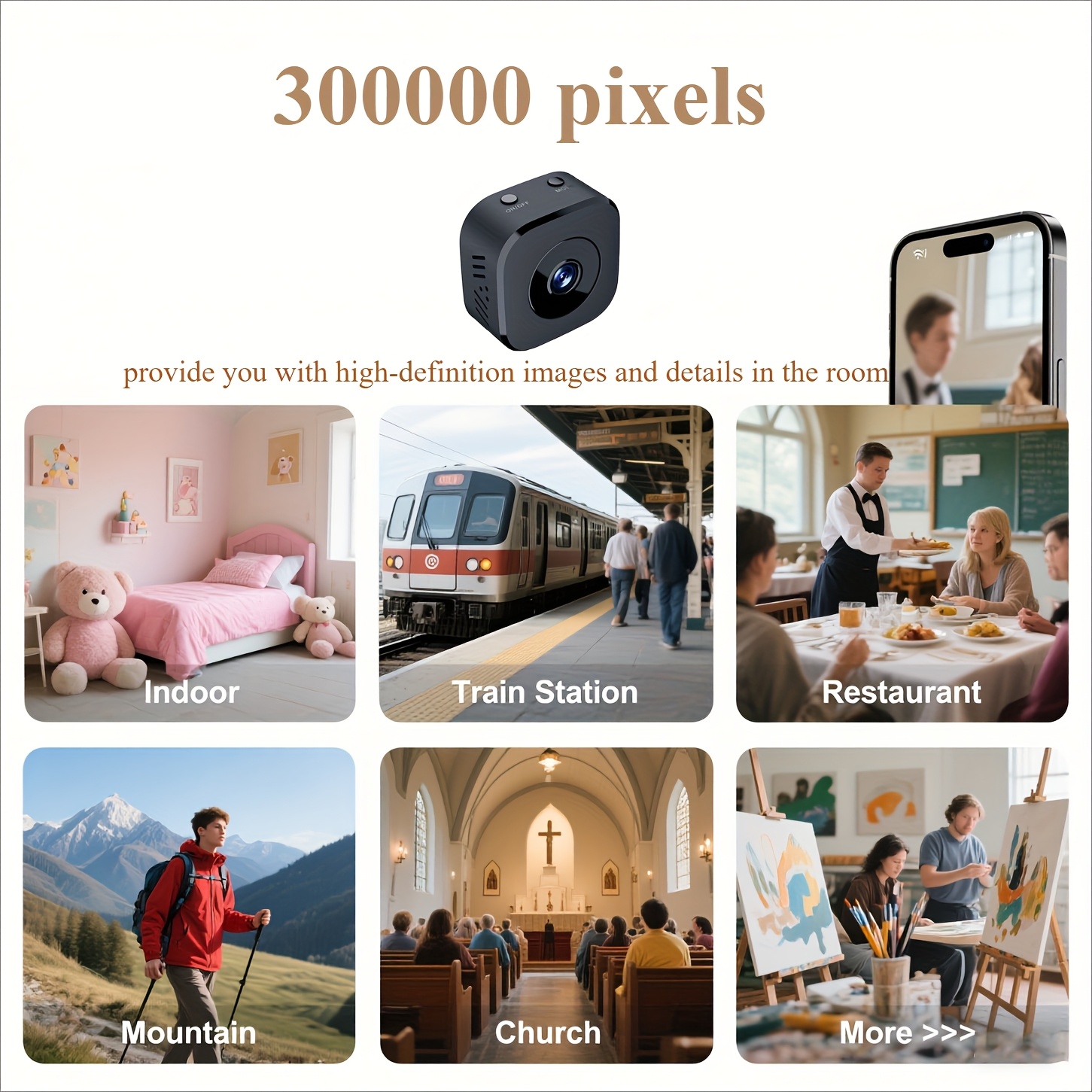 1080P HD Mini WiFi Camera Indo - огляд і ціна Webcam Hd 1080P