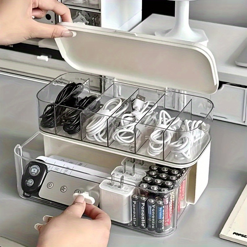 Double Layer Transparent Deskt - огляд і ціна Home Office Organization