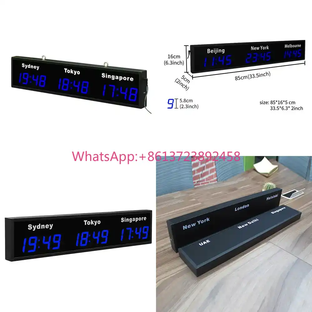 CP034 Digital World Wall Clock - огляд і ціна Home Office Updates
