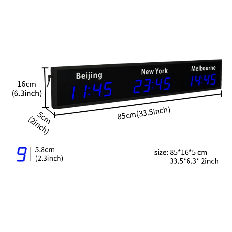 CP034 Digital World Wall Clock - огляд і ціна Home Office Updates